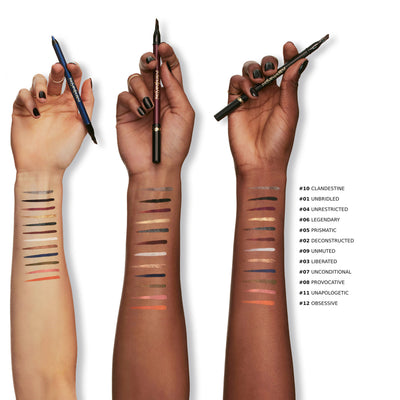 Yves Saint Laurent Lines Liberated Long-Lasting Waterproof Eye Pencil - 01 Unbridled Black - 06 Legendary Gold