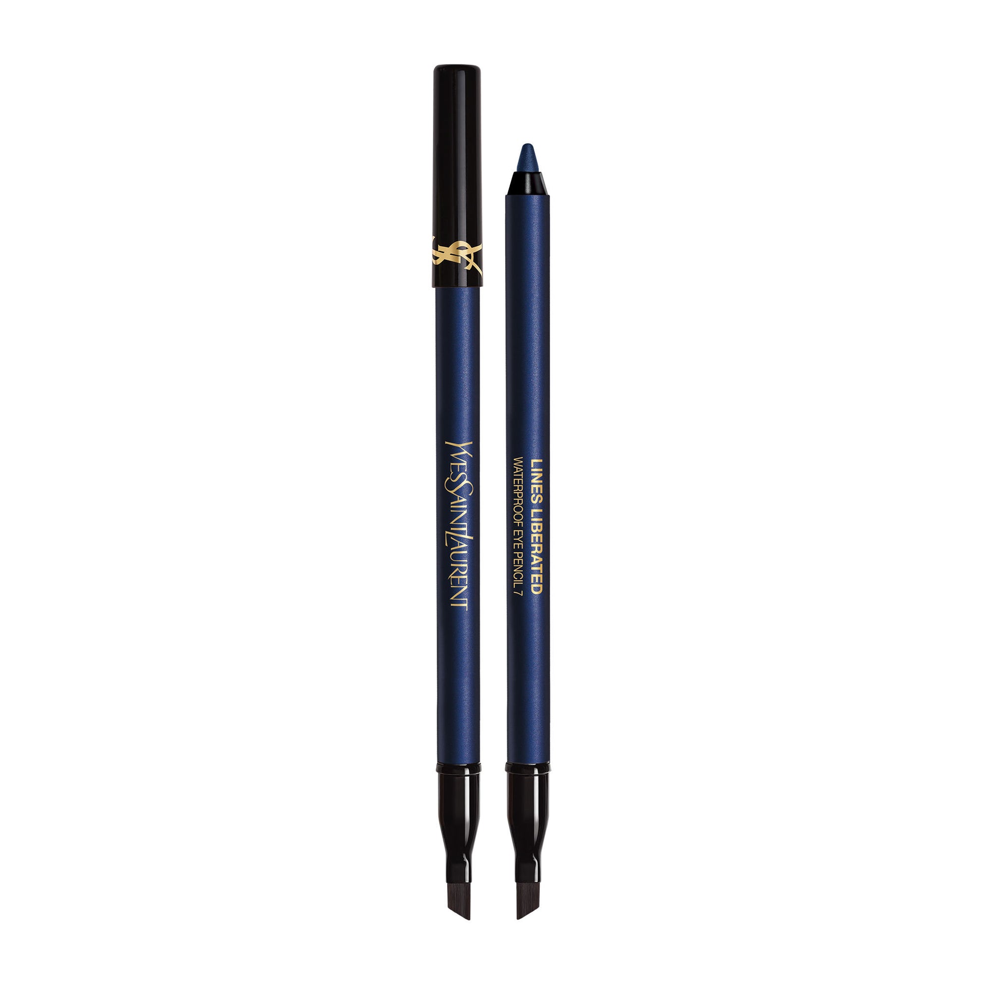 Yves Saint Laurent Lines Liberated Long-Lasting Waterproof Eye Pencil - 01 Unbridled Black - 07 Unconditional Marine