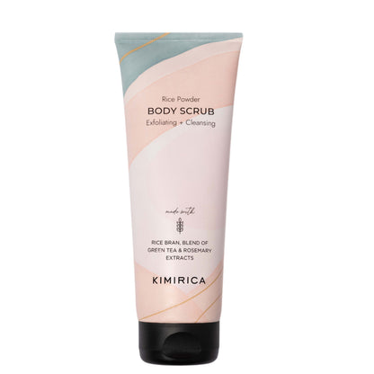 Kimirica Exfoliating, Cleansing & Moisturising Rice Powder Body Scrub Tube