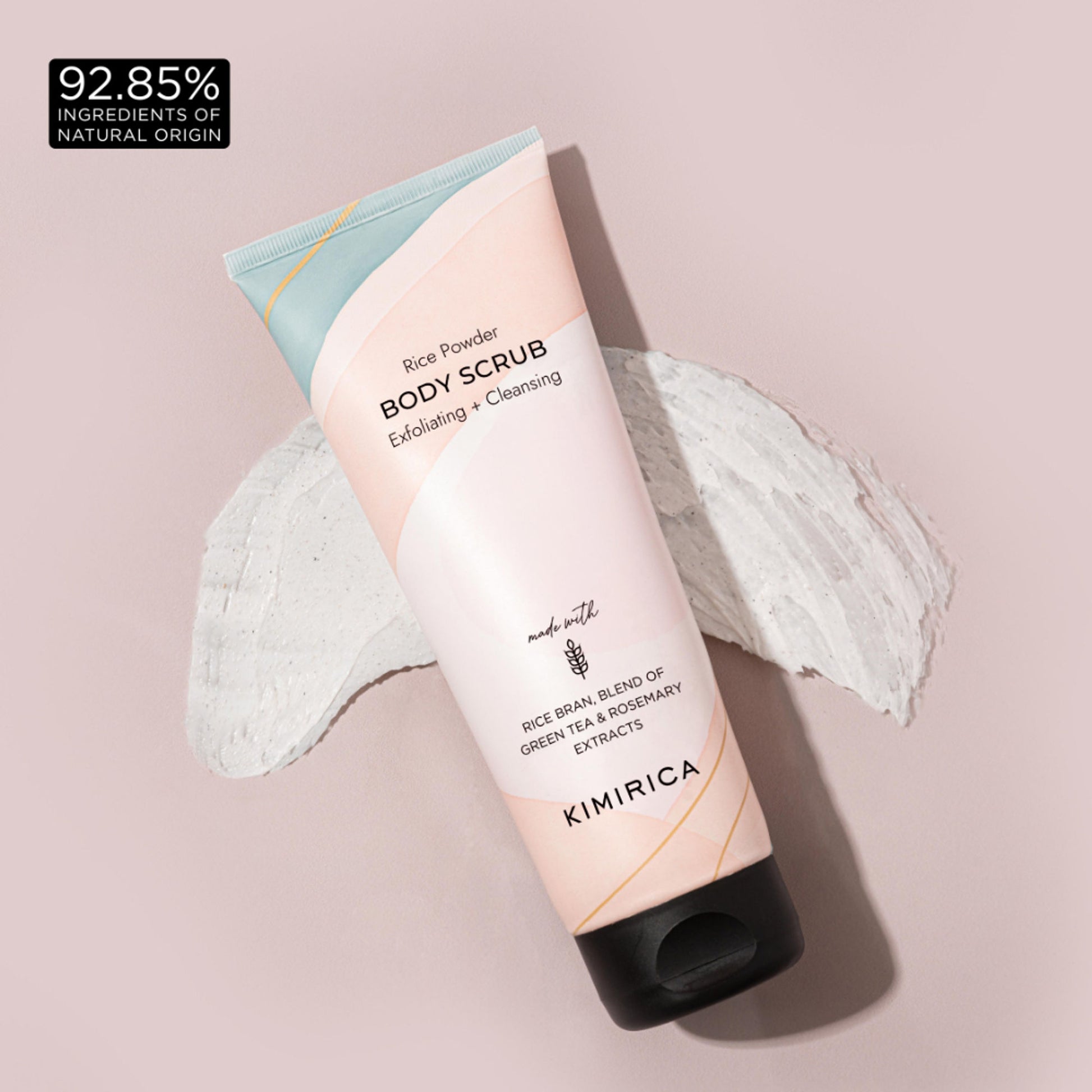 Kimirica Exfoliating, Cleansing & Moisturising Rice Powder Body Scrub Tube