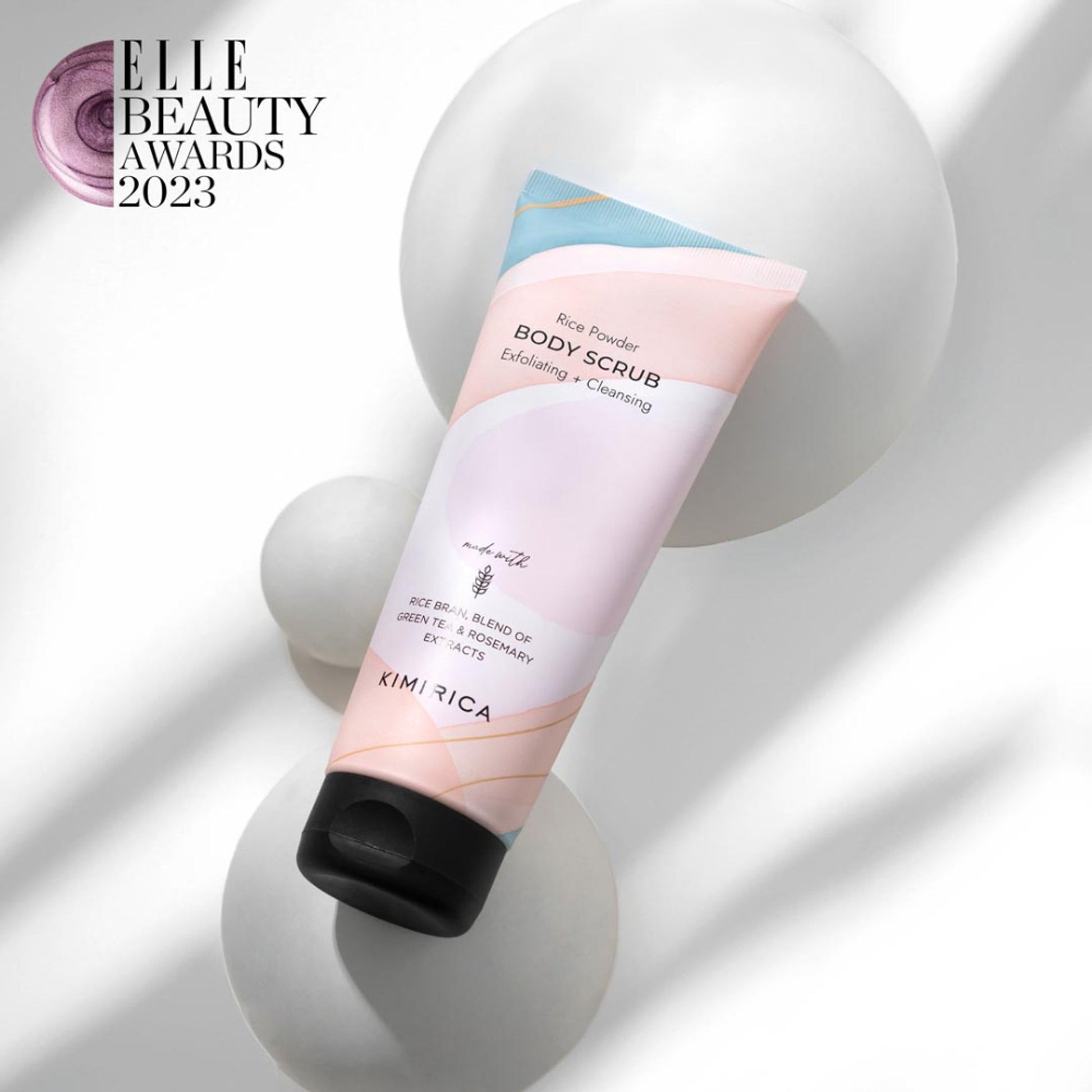 Kimirica Exfoliating, Cleansing & Moisturising Rice Powder Body Scrub Tube