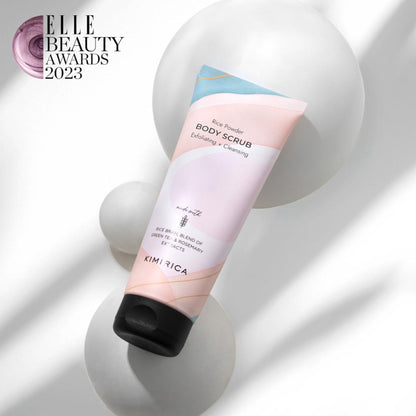 Kimirica Exfoliating, Cleansing & Moisturising Rice Powder Body Scrub Tube