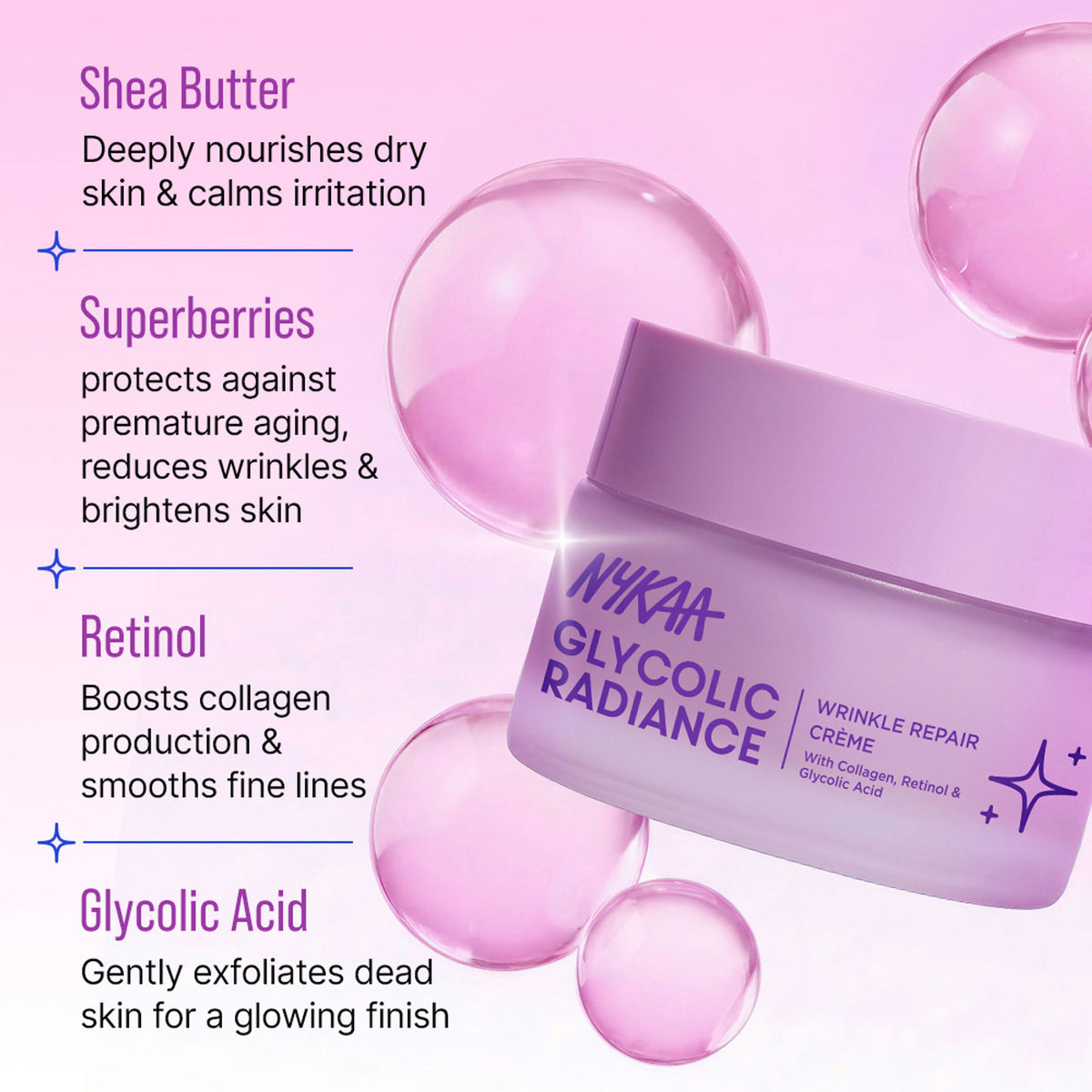 Nykaa Skin Gel Creme - Glycolic Radiance