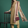 Dhiyona IE Yoke Design Thread Work Kurta With Trousers & Dupatta