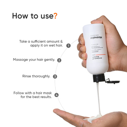 Minimalist Anti-Dandruff Shampoo 3.5% Salicylic Acid For Flaky & Itchy Scalp, Gentle & Sulphate-Free