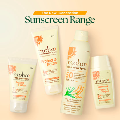Moha Tinted Fluid Sunscreen SPF 50 PA++++