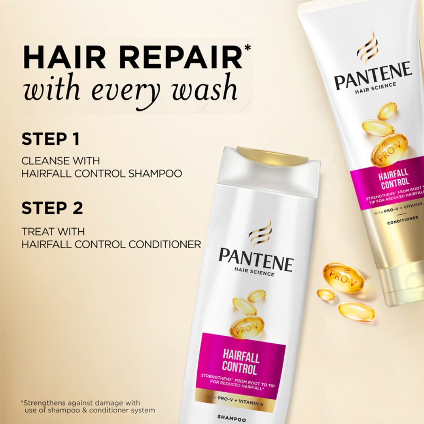 Pantene Advanced Hair Fall Solution Hair Fall Control Shampoo