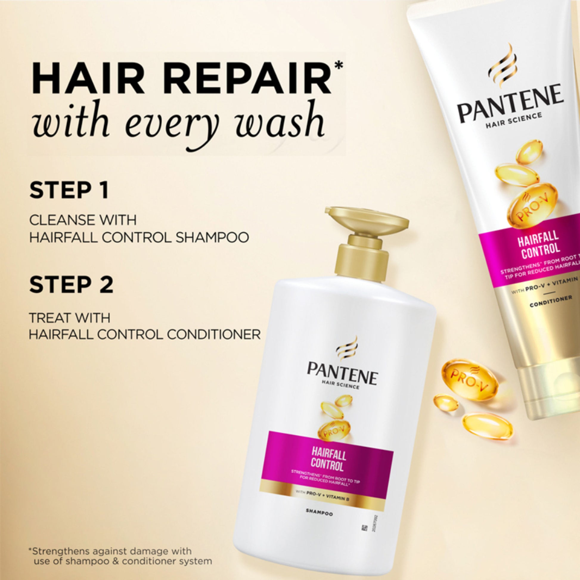 Pantene Advanced Hair Fall Solution Hair Fall Control Shampoo