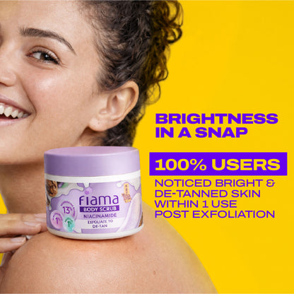 Fiama De Tan Body Scrub With 1% Niacinamide
