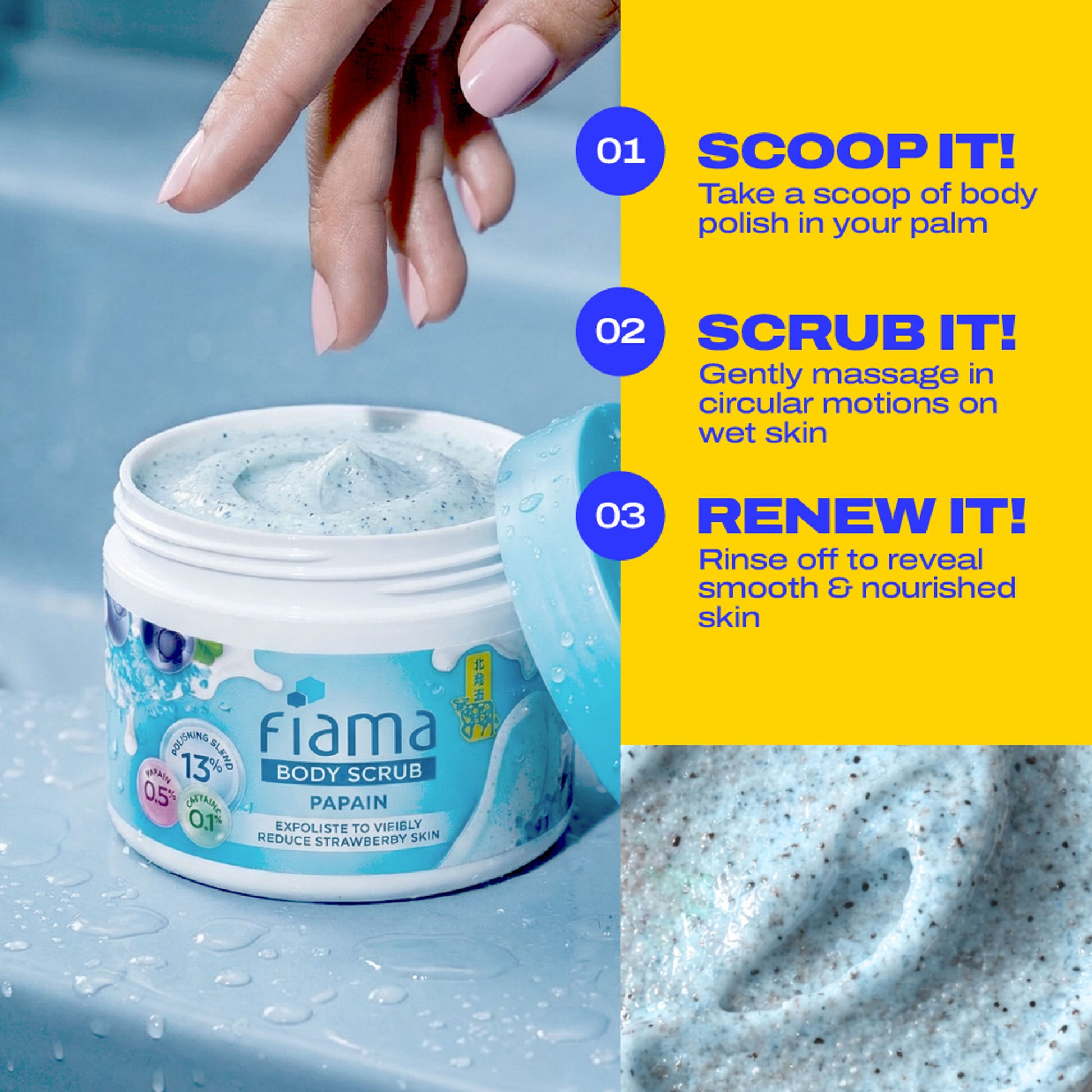 Fiama Strawberry Skin Polishing Body Scrub