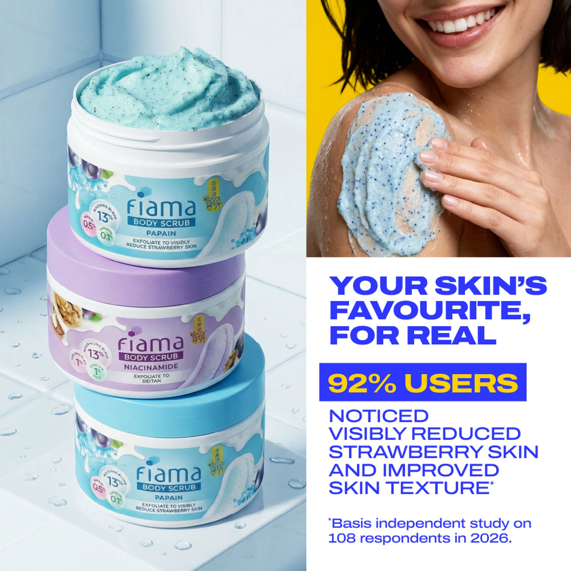Fiama Strawberry Skin Polishing Body Scrub
