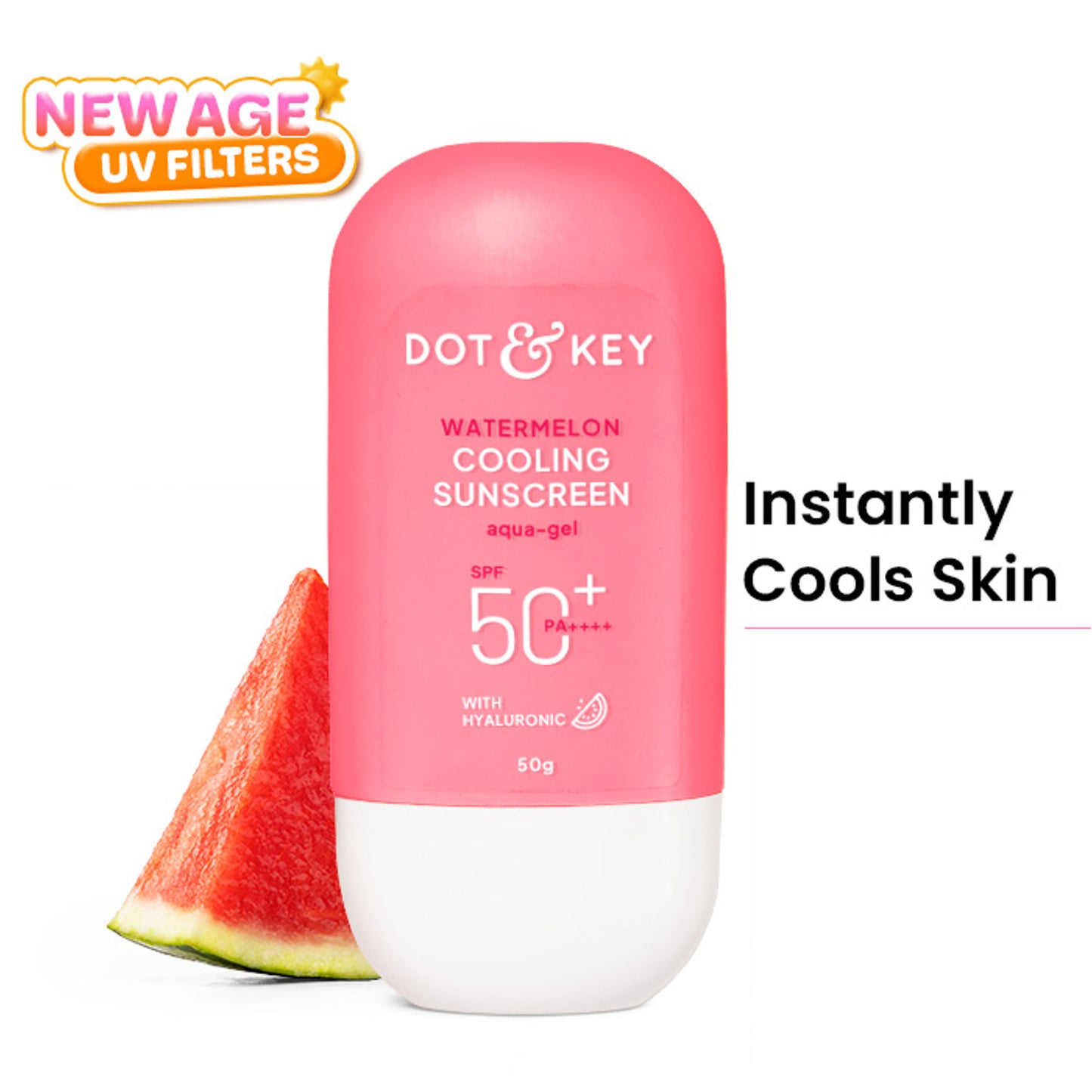 Dot & Key Watermelon Cooling Sunscreen, SPF 50+ PA++++ In-Vivo Tested