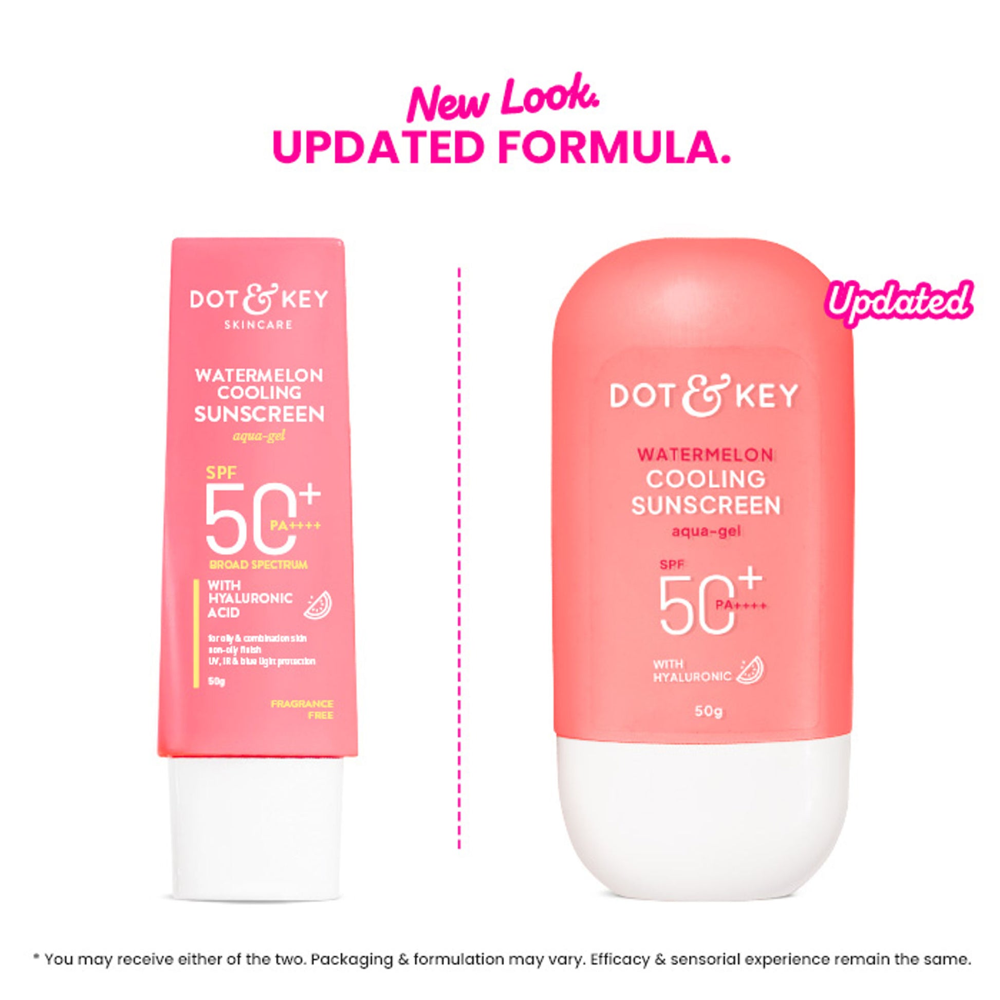 Dot & Key Watermelon Cooling Sunscreen, SPF 50+ PA++++ In-Vivo Tested