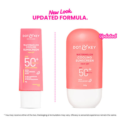Dot & Key Watermelon Cooling Sunscreen, SPF 50+ PA++++ In-Vivo Tested