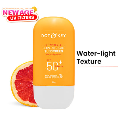 Dot & Key Vitamin C + E Super Bright Sunscreen, SPF 50+ PA++++ In-Vivo Tested