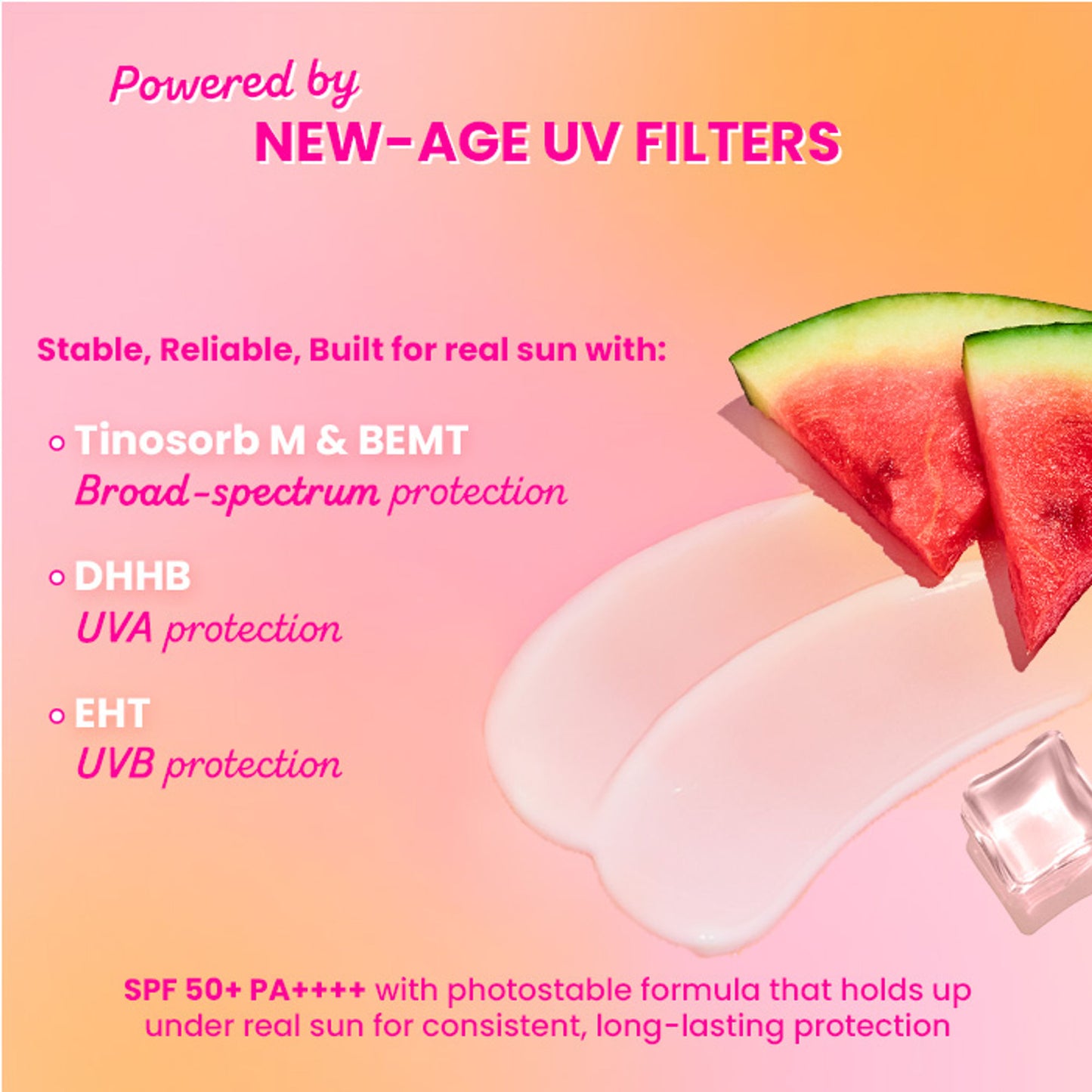 Dot & Key Watermelon Cooling Sunscreen, SPF 50+ PA++++ In-Vivo Tested