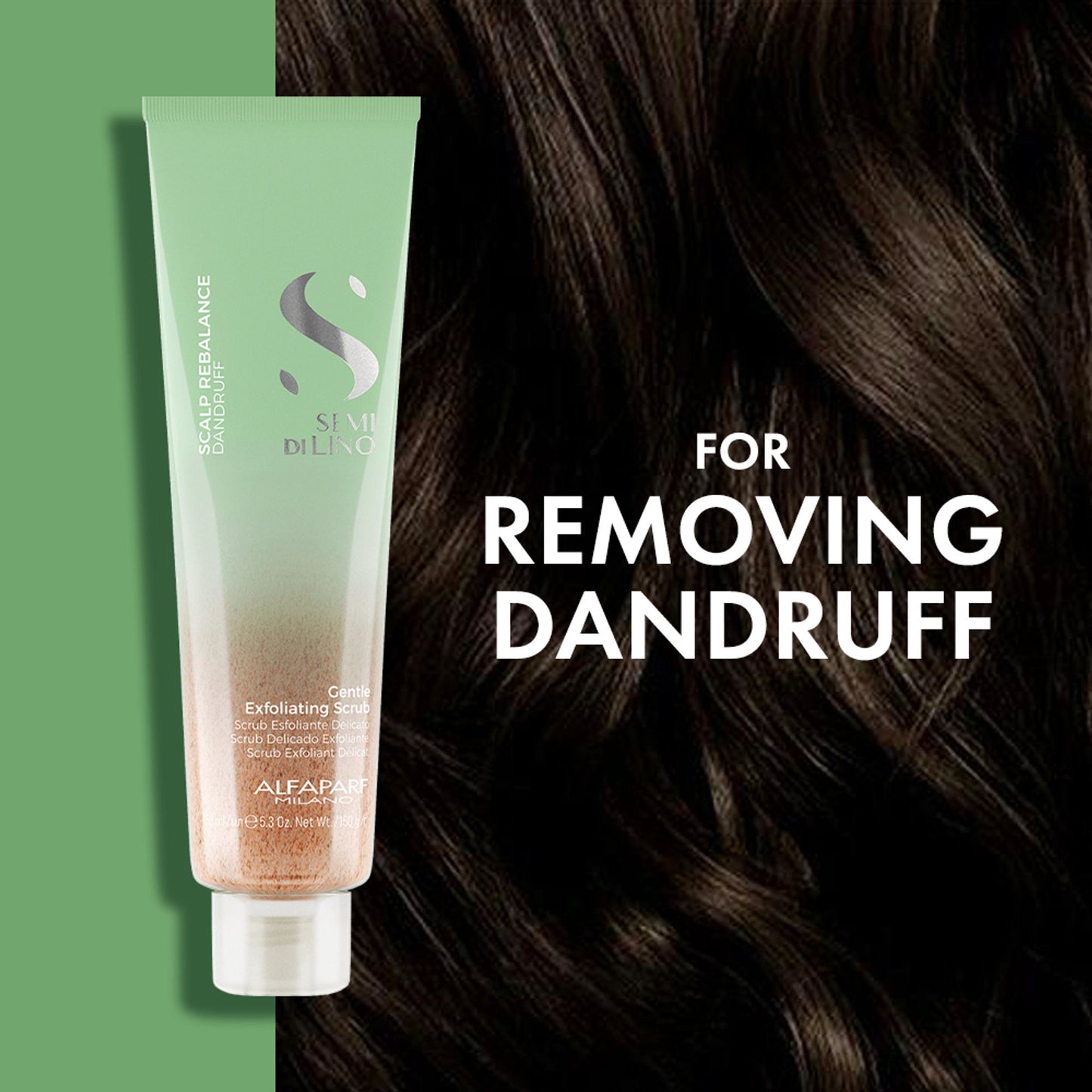 ALFAPARF MILANO Scalp Rebalance Exfoliating Scrub For Dandruff & Hairfall, Sulfate Free