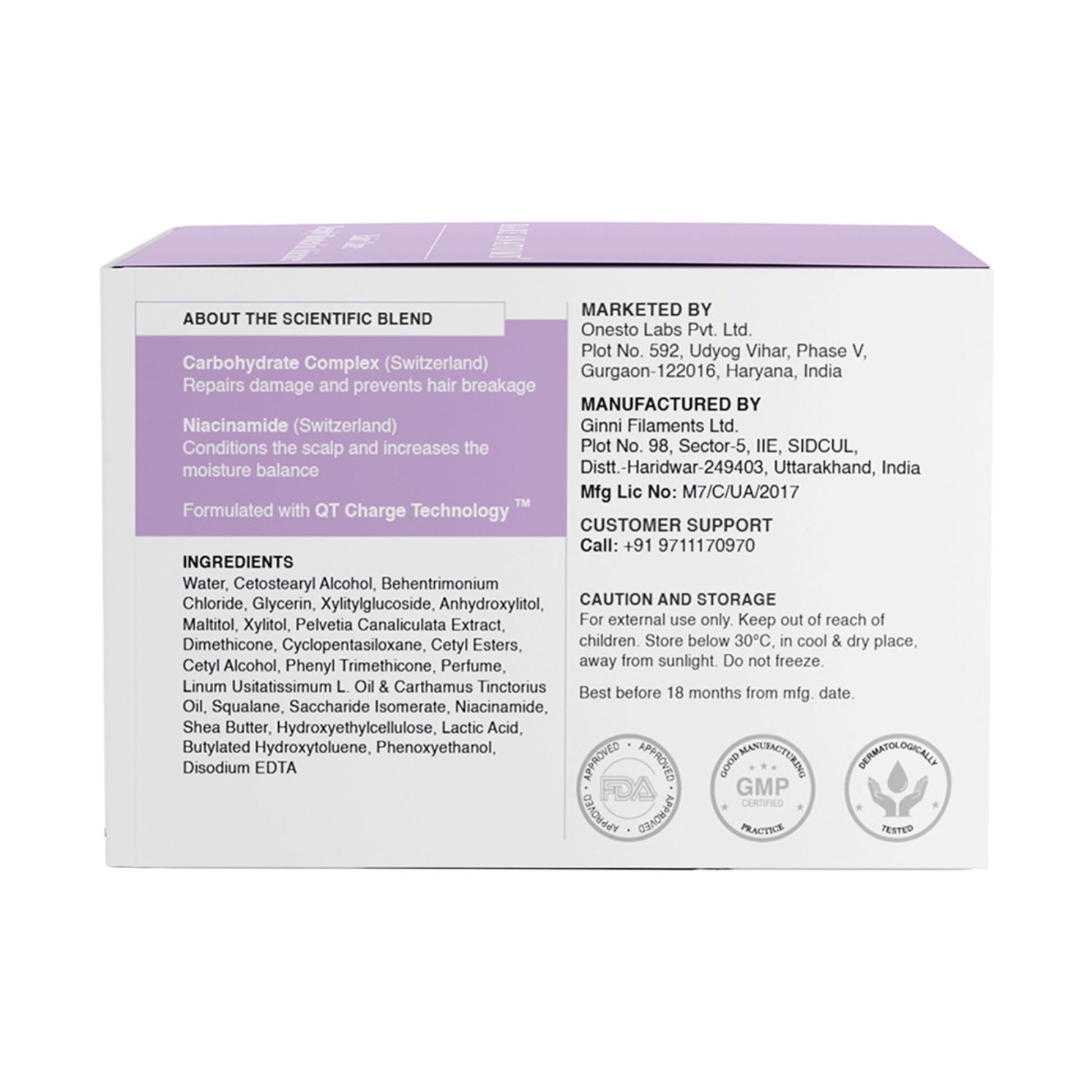 Bare Anatomy Ultra Smoothing Hair Mask for Dry & Frizzy Hair Restores Smoothness & Texture by 27%