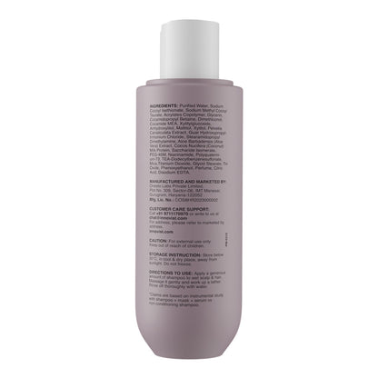 Bare Anatomy Ultra Smoothing Shampoo for Dry and Frizzy Hair Niacinamide Paraben & Sulphate Free