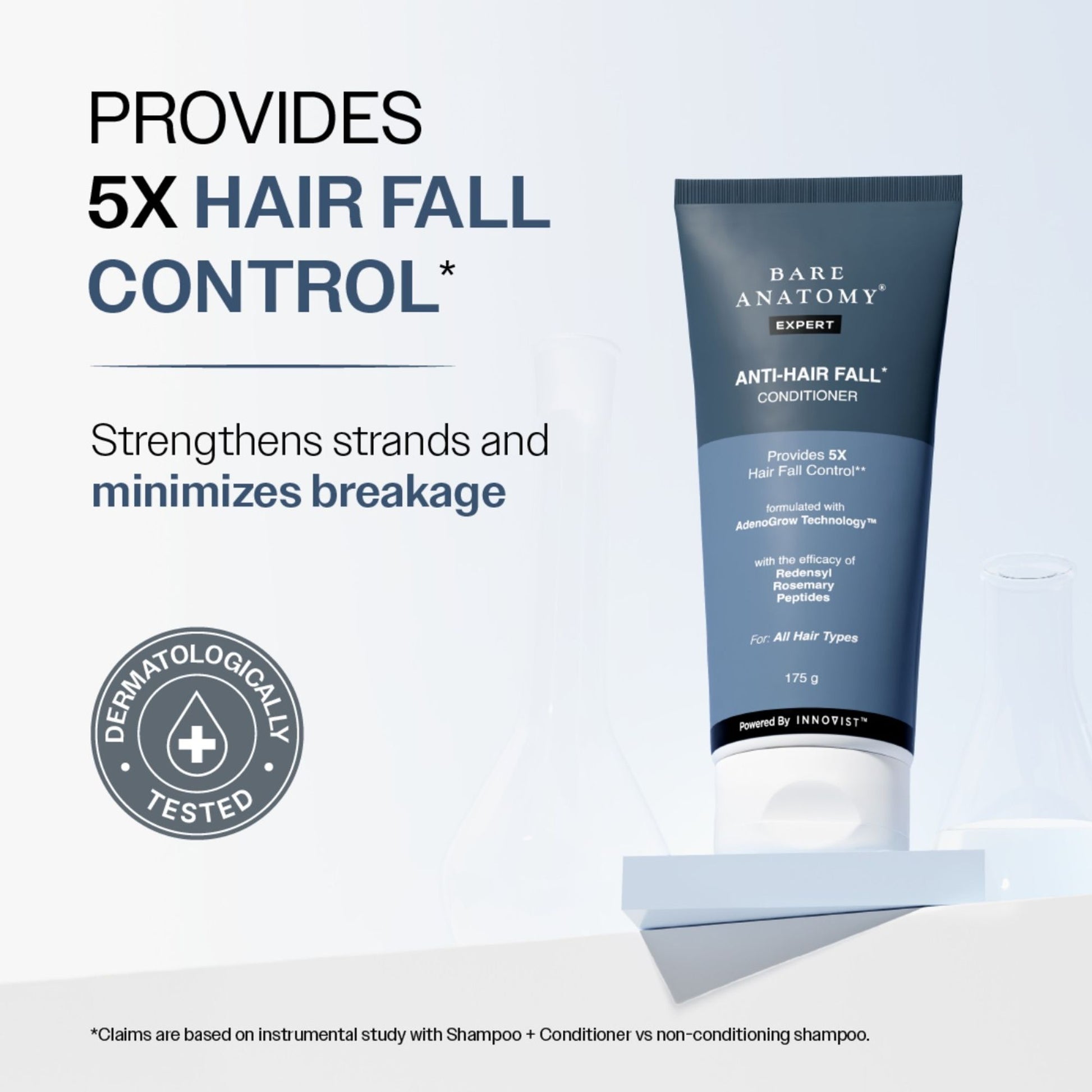 Bare Anatomy Anti-Hair Fall Conditioner for Hair Fall & Thinning with Redensyl + Rosemary