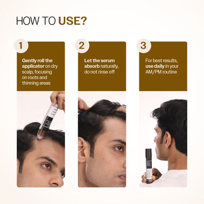 Bare Anatomy Advanced Hair Growth Serum - 3% Redensyl + 4% Anagain + Rosemary + Rice Water