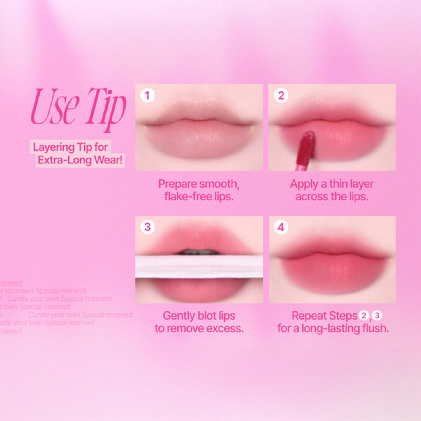 fwee Pink Obsession Stay-Fit Lip Tint Glowy Finish - M03 Selfie Pink