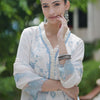 Dhiyona IE Floral Embroidered Thread Work Kurta With Trousers & Dupatta