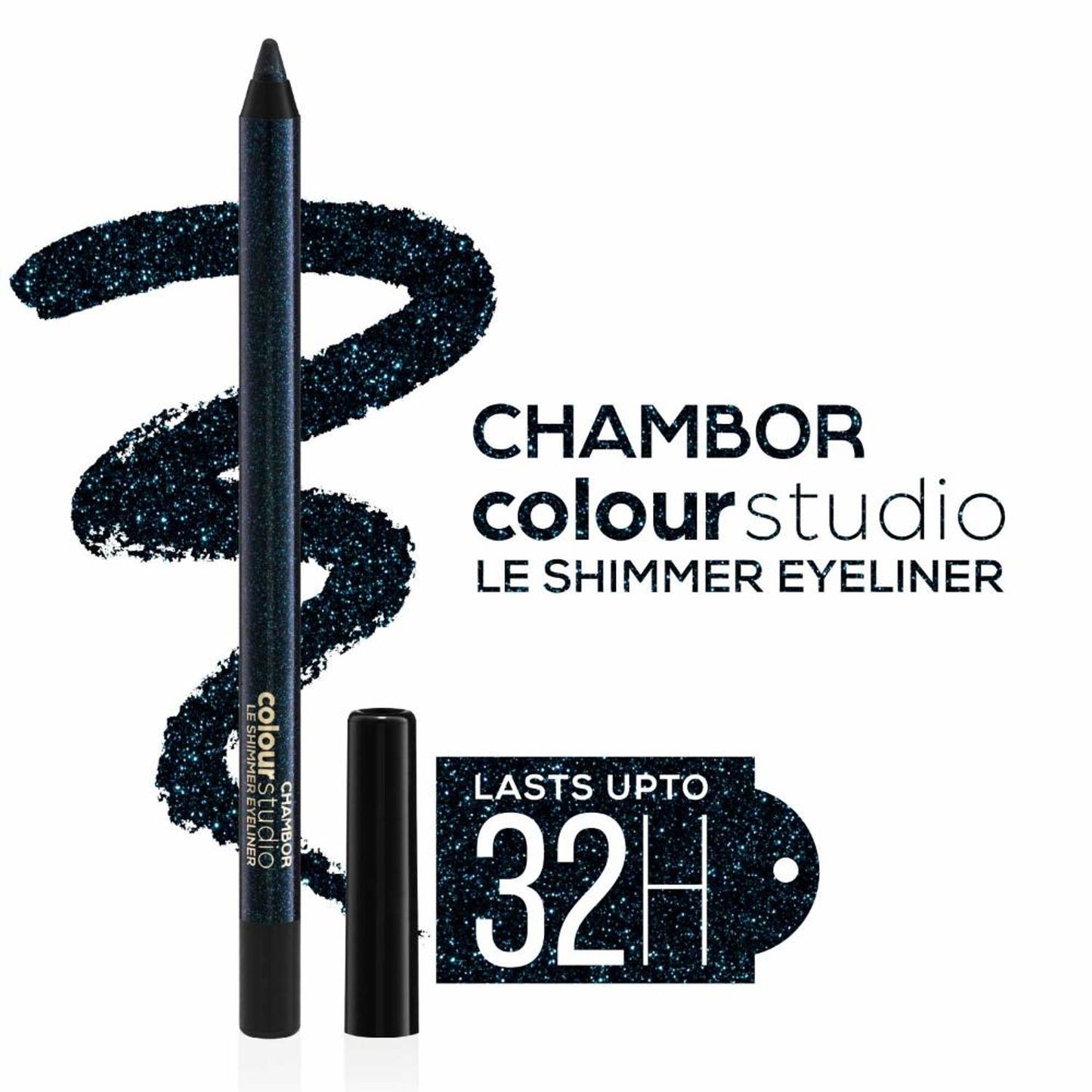 Chambor Colour Studio Le Shimmer Eyeliner - Black Eclat