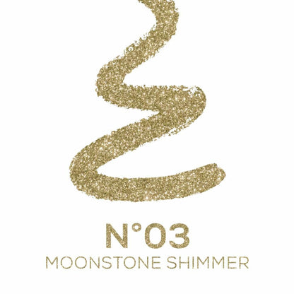 Chambor Colour Studio Le Shimmer Eyeliner in Moonstone Shimmer, close-up showing the sleek black pencil with shimmering finish