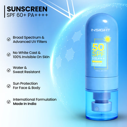 Insight Cosmetics SPF 50 PA+++ Sunscreen Spray For Face & Body