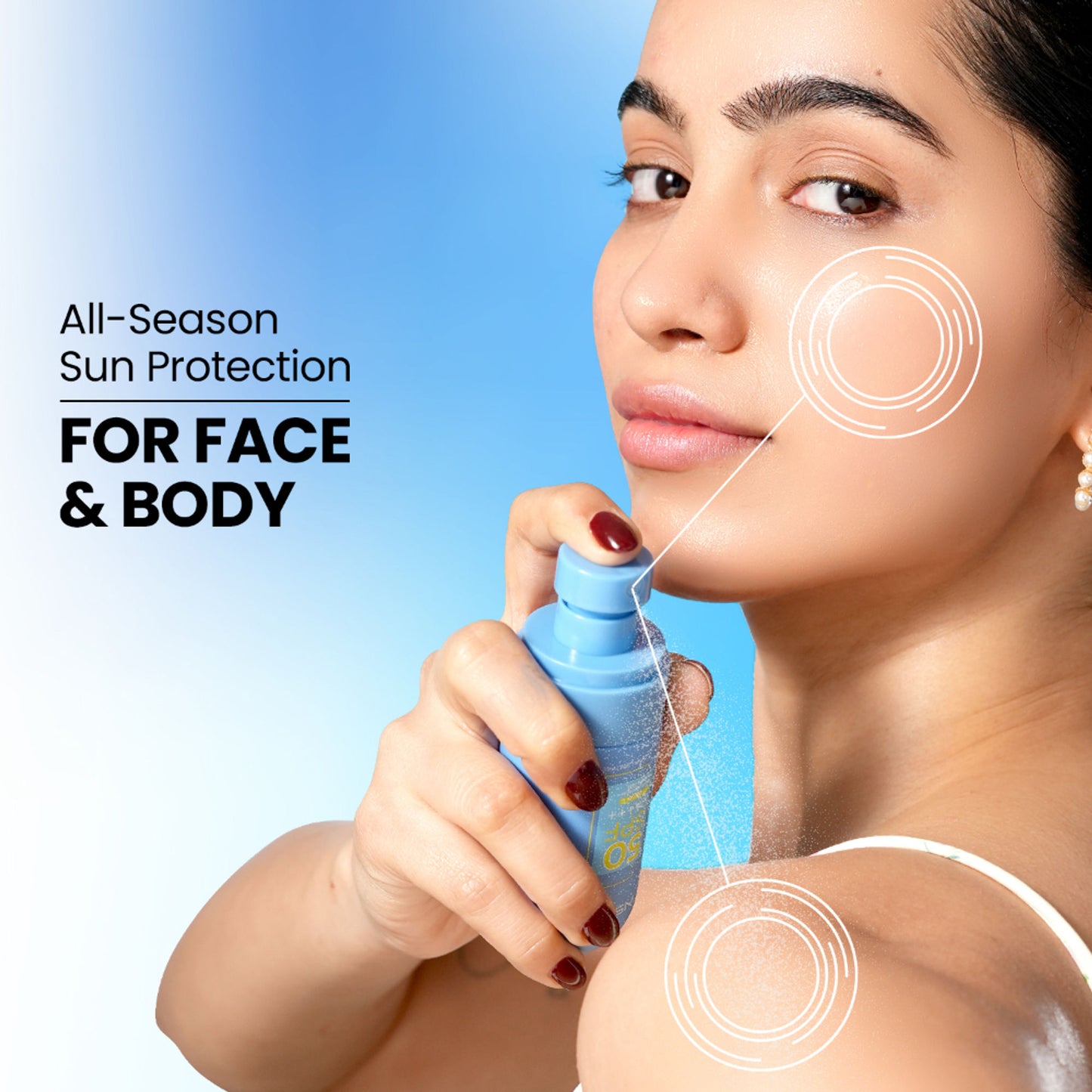Insight Cosmetics SPF 50 PA+++ Sunscreen Spray For Face & Body