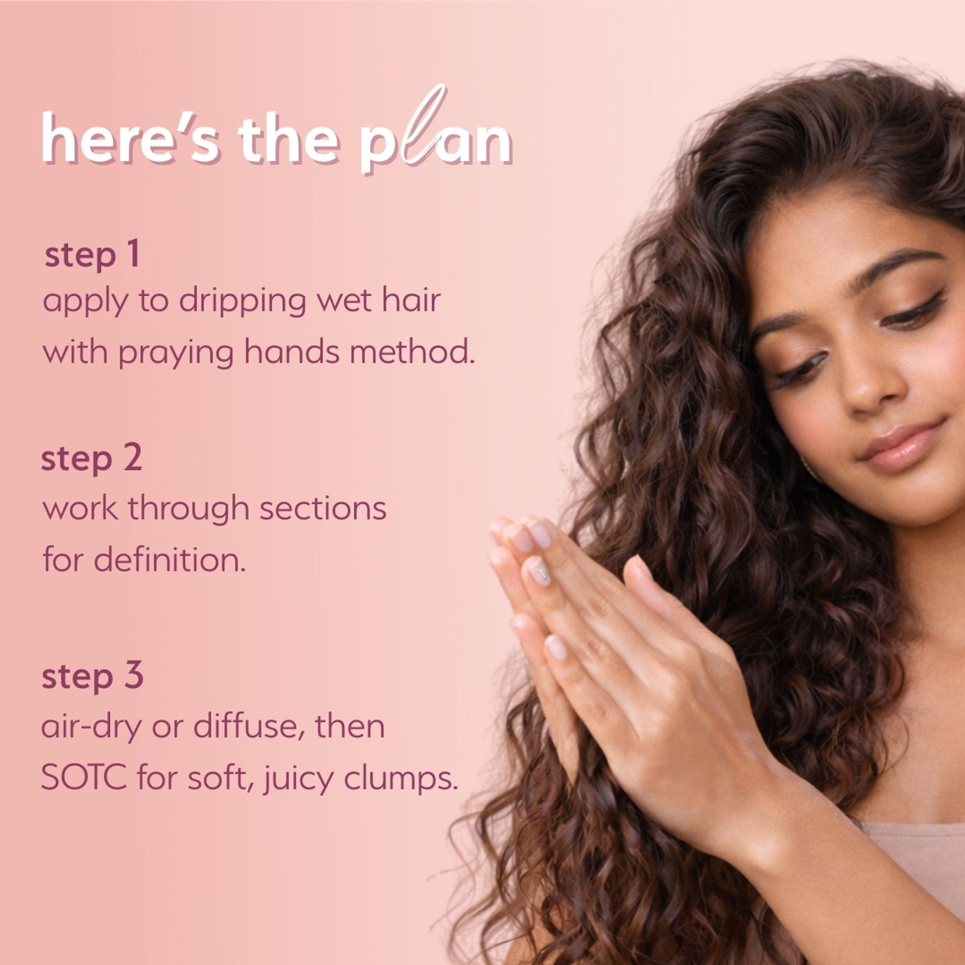 Truth & Hair- Curly 3-in-1 Styler Leave-In Conditioner + Curl Cream + Defining Gel