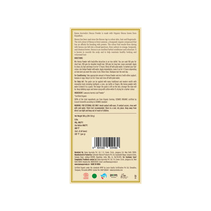 Kama Ayurveda Organic Hair Color Kit With 100% Organic Indigo & Henna, Prevents Premature Graying