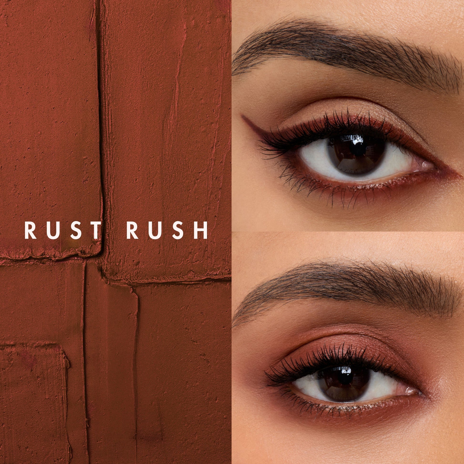 HYUE AmplifEYE 3-in-1 Eye Crayon - Eyeshadow Liner Kohl - Multi-Use - Rust Rush