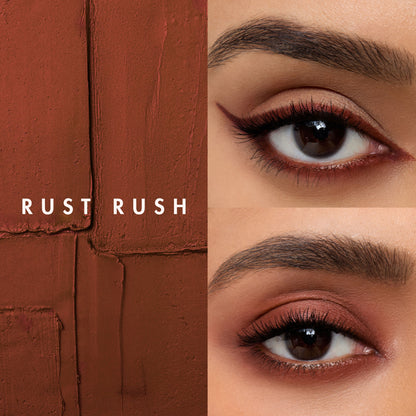 HYUE AmplifEYE 3-in-1 Eye Crayon - Eyeshadow Liner Kohl - Multi-Use - Rust Rush