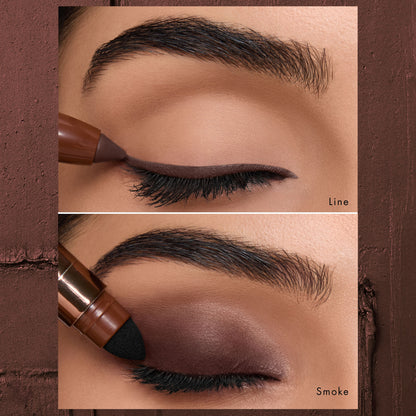 HYUE AmplifEYE 3-in-1 Eye Crayon - Eyeshadow Liner Kohl - Multi-Use - Cold Brew