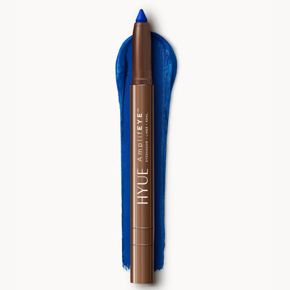 HYUE AmplifEYE 3-in-1 Eye Crayon - Eyeshadow Liner Kohl - Multi-Use - Drenched Denim