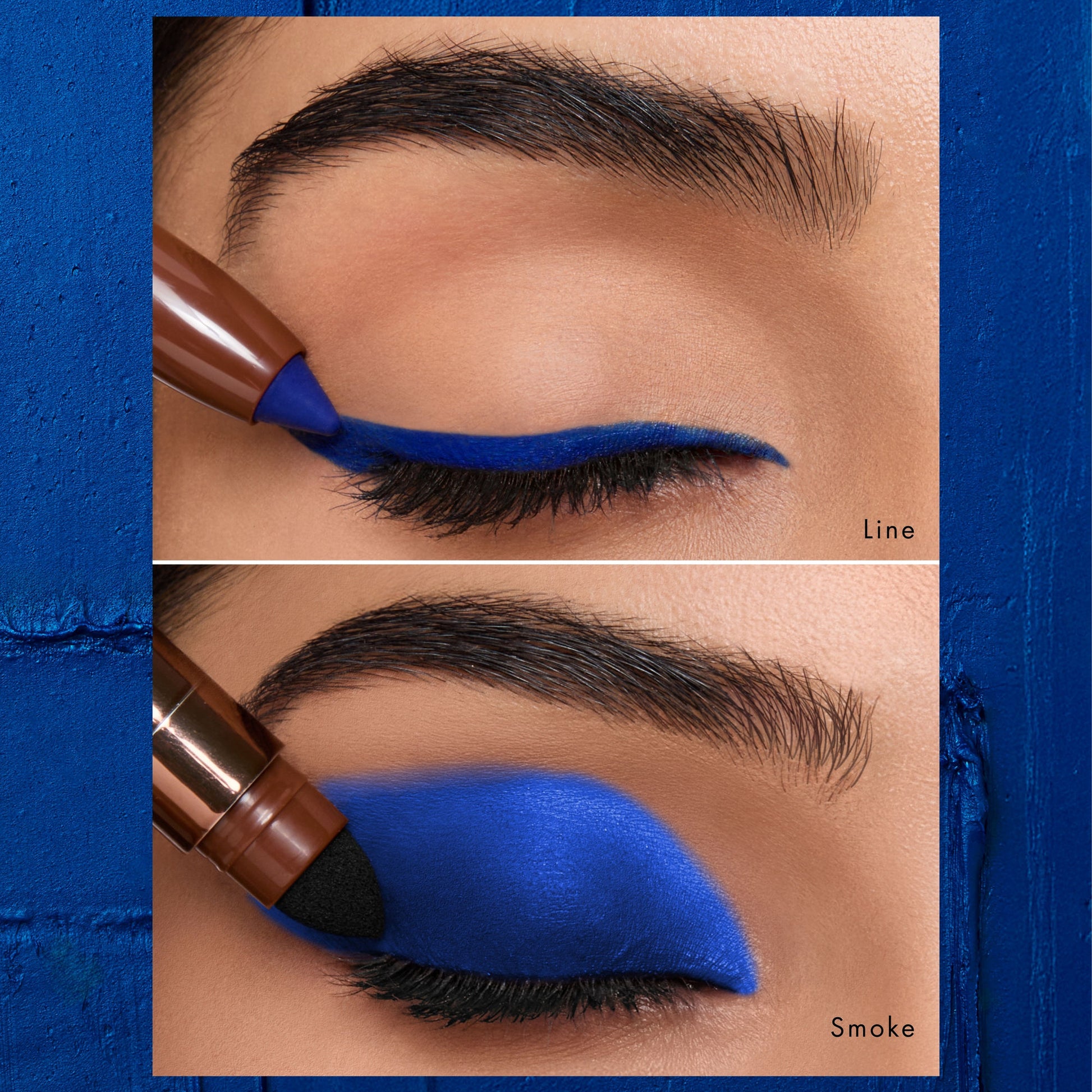 HYUE AmplifEYE 3-in-1 Eye Crayon - Eyeshadow Liner Kohl - Multi-Use - Drenched Denim