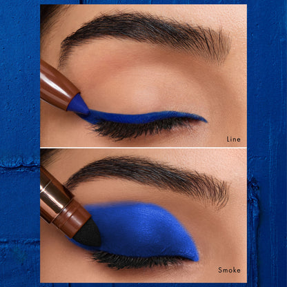 HYUE AmplifEYE 3-in-1 Eye Crayon - Eyeshadow Liner Kohl - Multi-Use - Drenched Denim