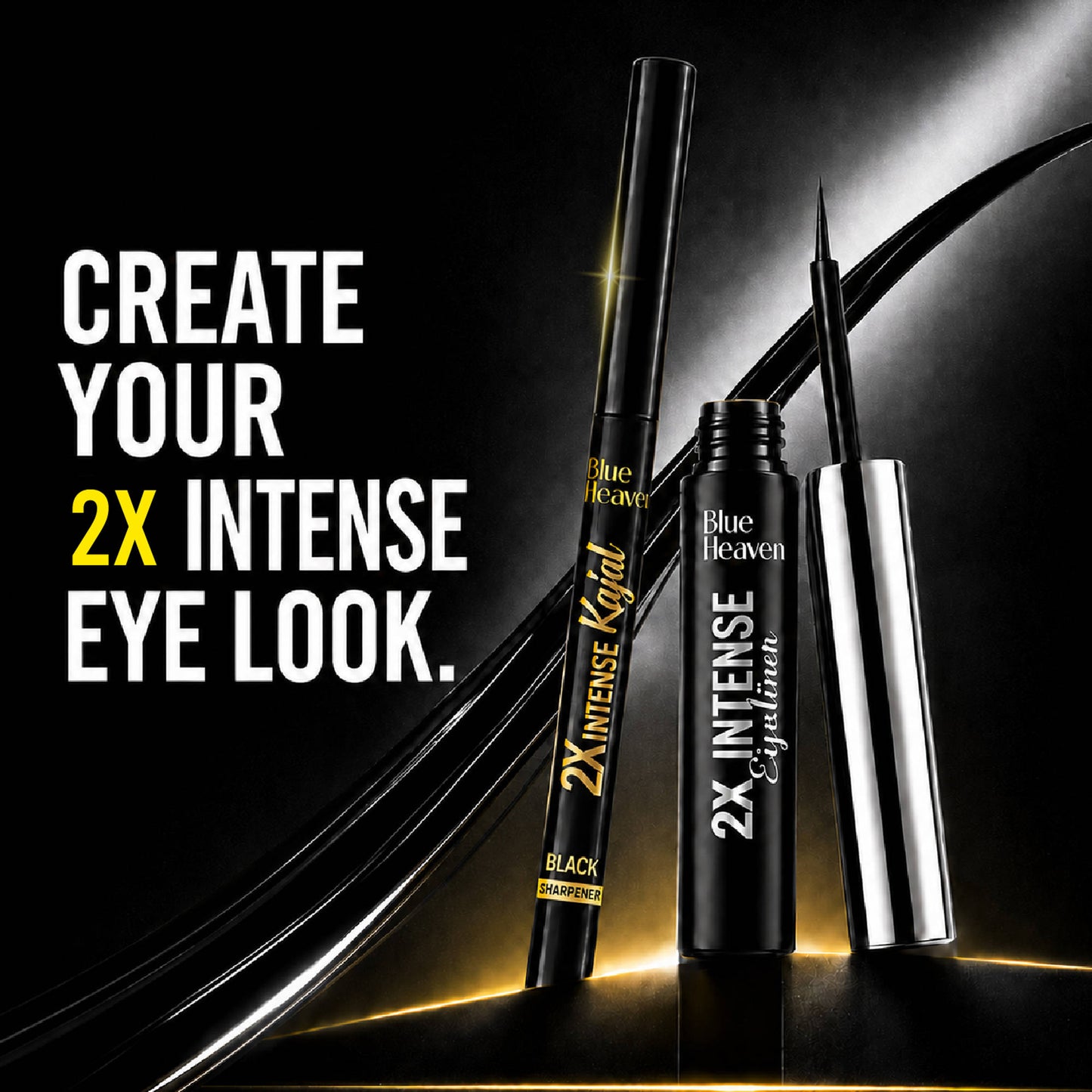 Blue Heaven 2X Intense Waterproof Liquid Eyeliner