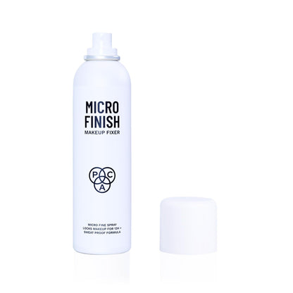 PAC Micro Finish Makeup Fixer Spray - Quick Drying Microfine Mist, Longlasting Sweatproof Formula