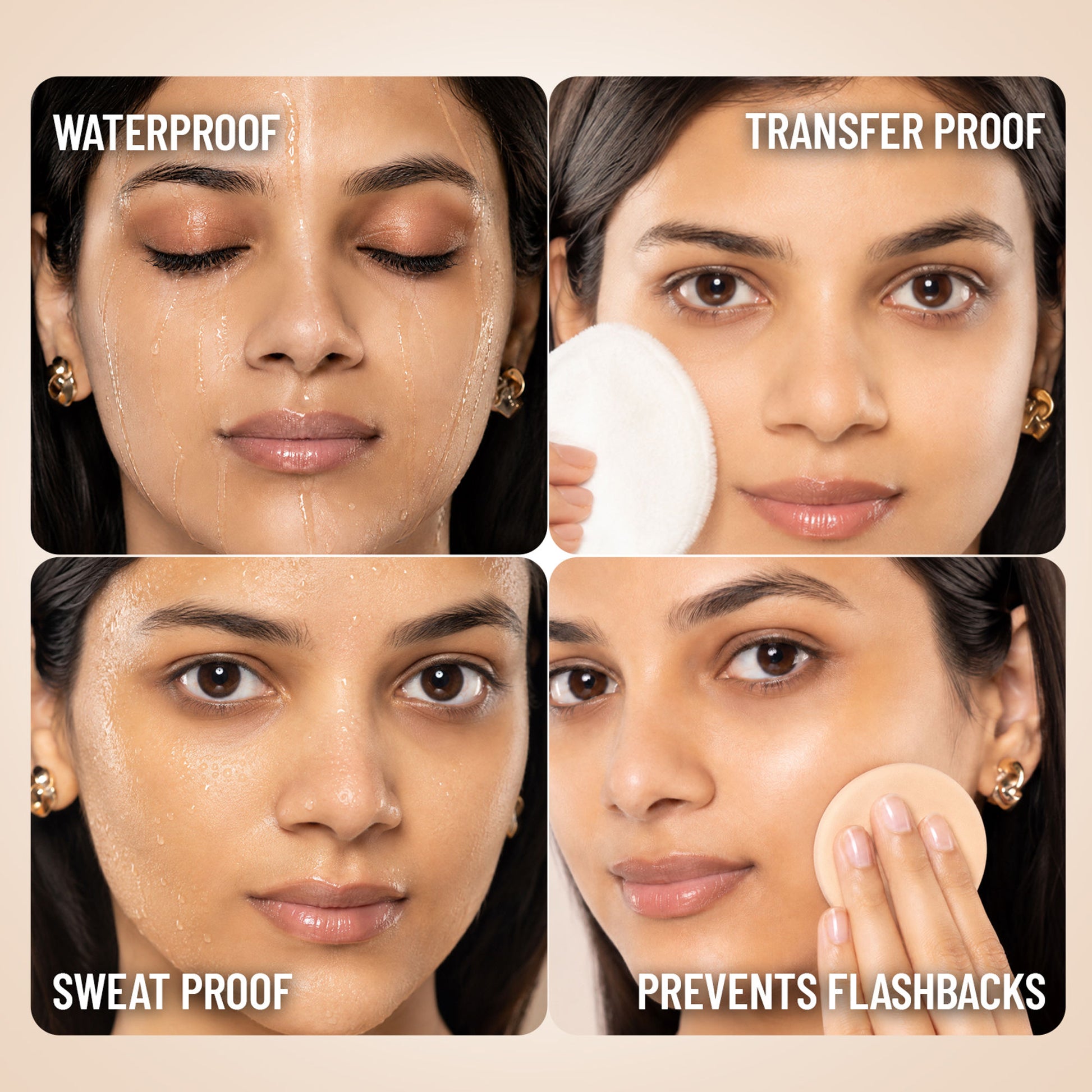 PAC Matte Touch Compact Powder Buildable Coverage, Lightweight, Sweat Resistant - 105 Vanilla