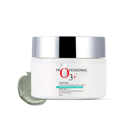 O3+ Purifying Sulfur Cooling Mask For Brightening,Anti Acne & Tan Removal