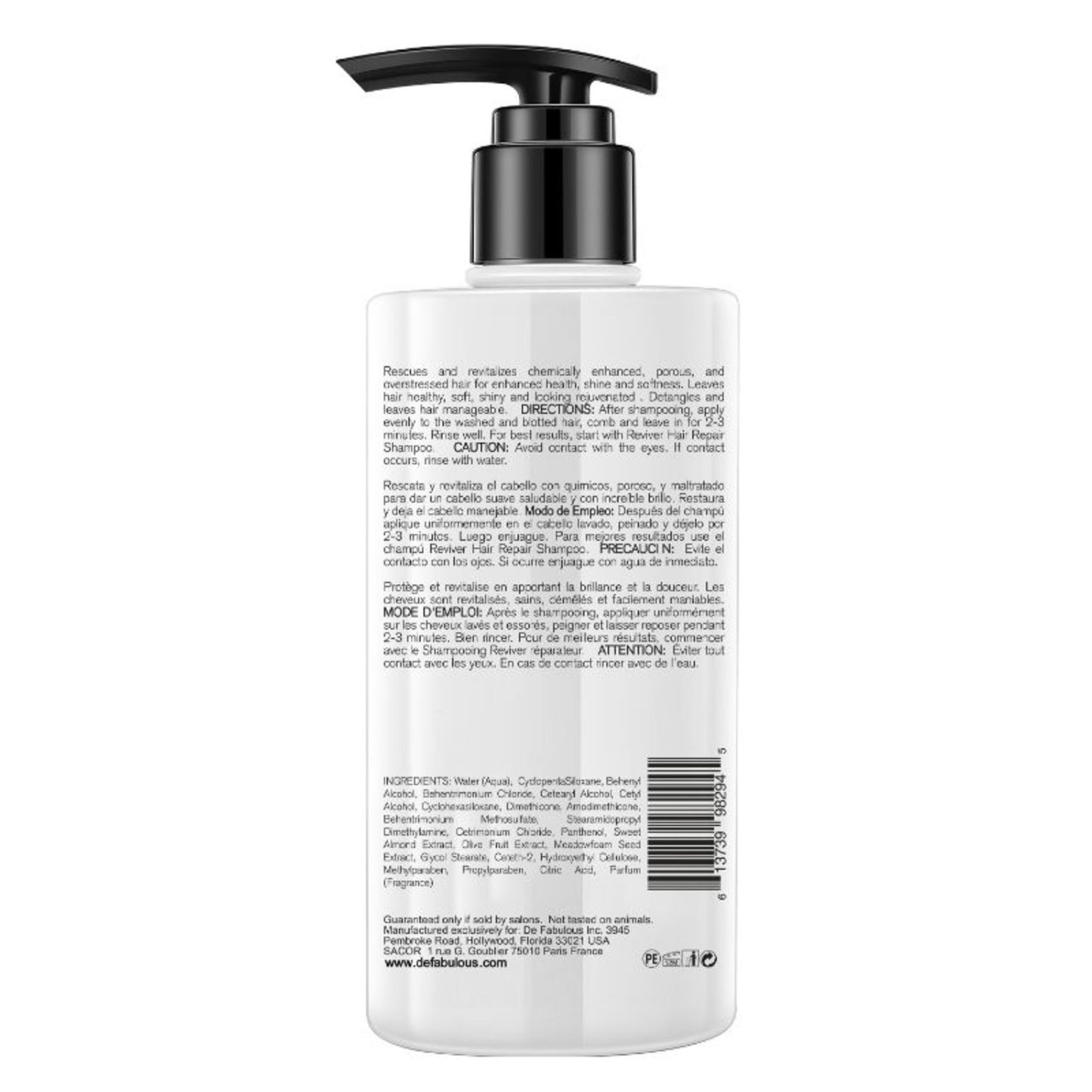 De Fabulous Reviver Hair Repair Conditioner