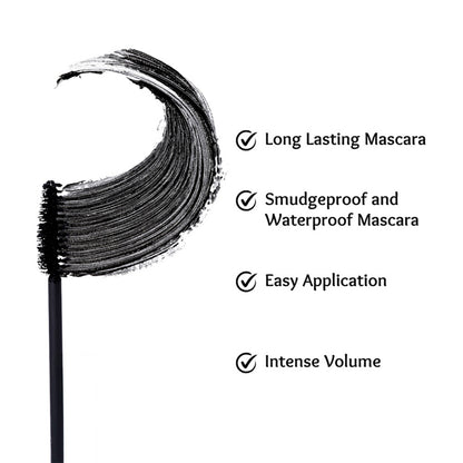 Gorgeous Girl Push Up Volume Glamour Smudgeproof Mascara