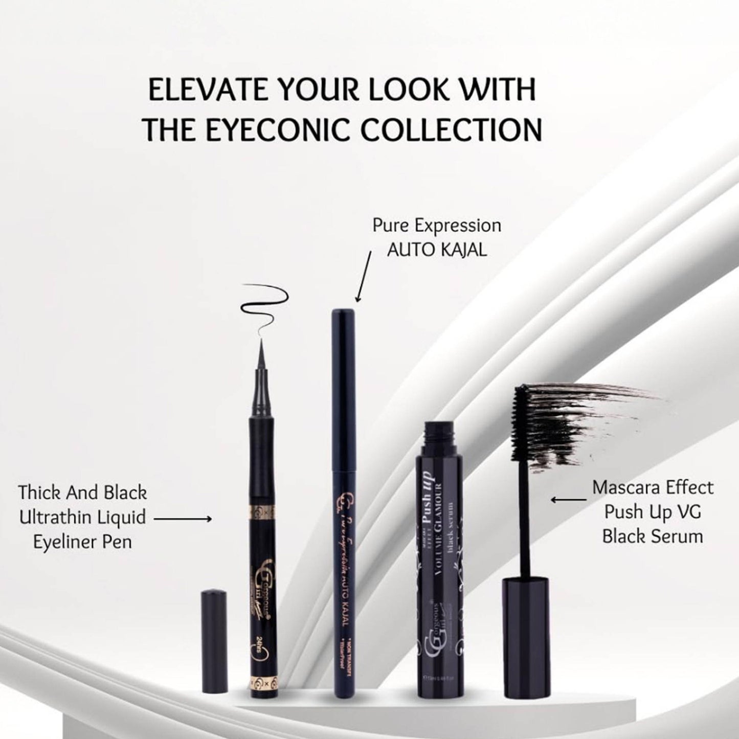 Gorgeous Girl Push Up Volume Glamour Smudgeproof Mascara
