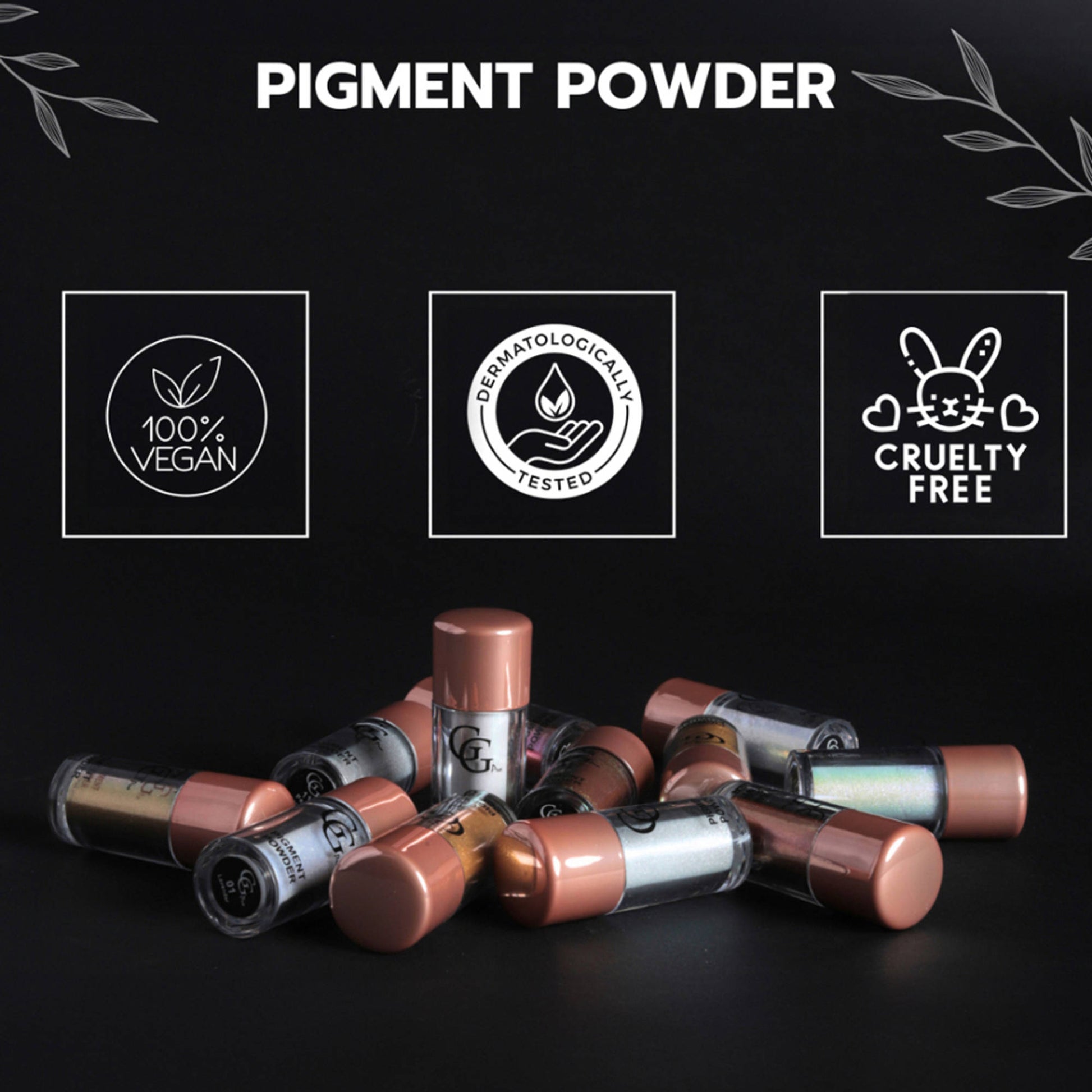 Gorgeous Girl Pro Pigment Powder Glitter Eyeshadow - White Diamond