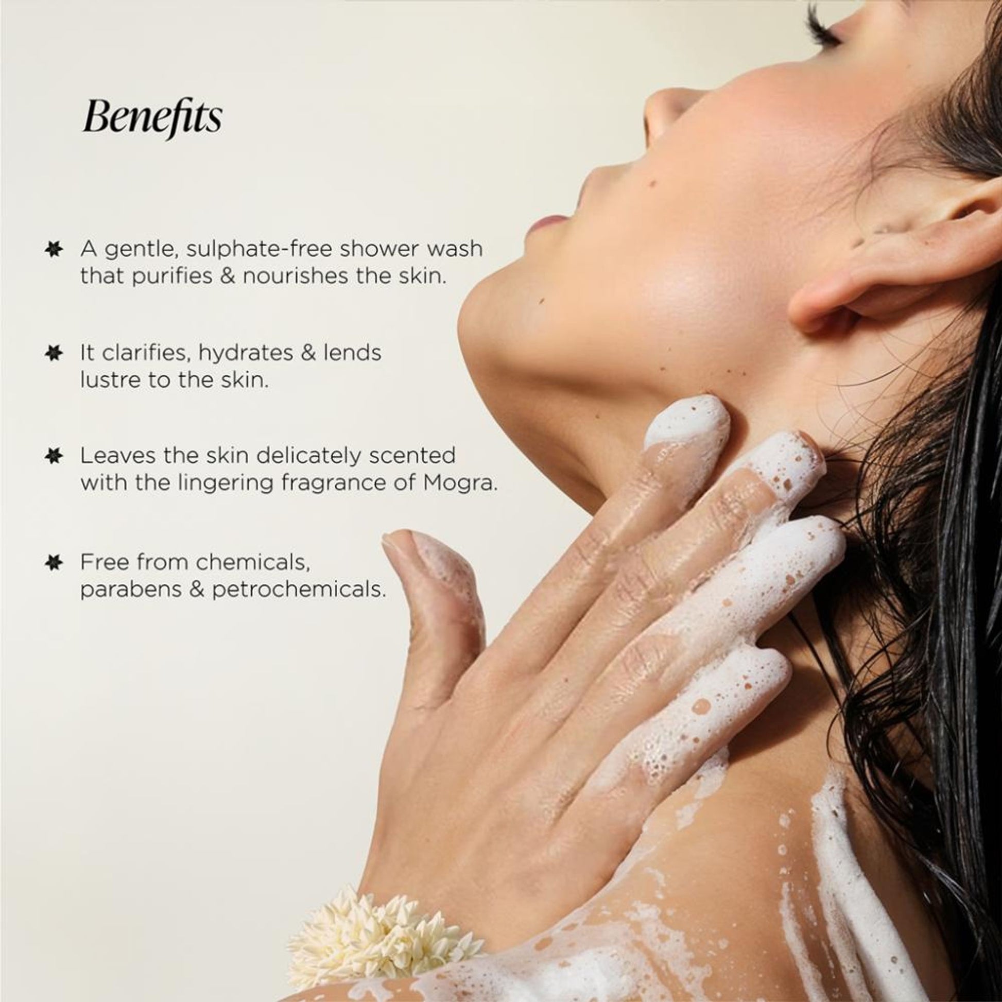Forest Essentials Silkening Shower Wash Mogra