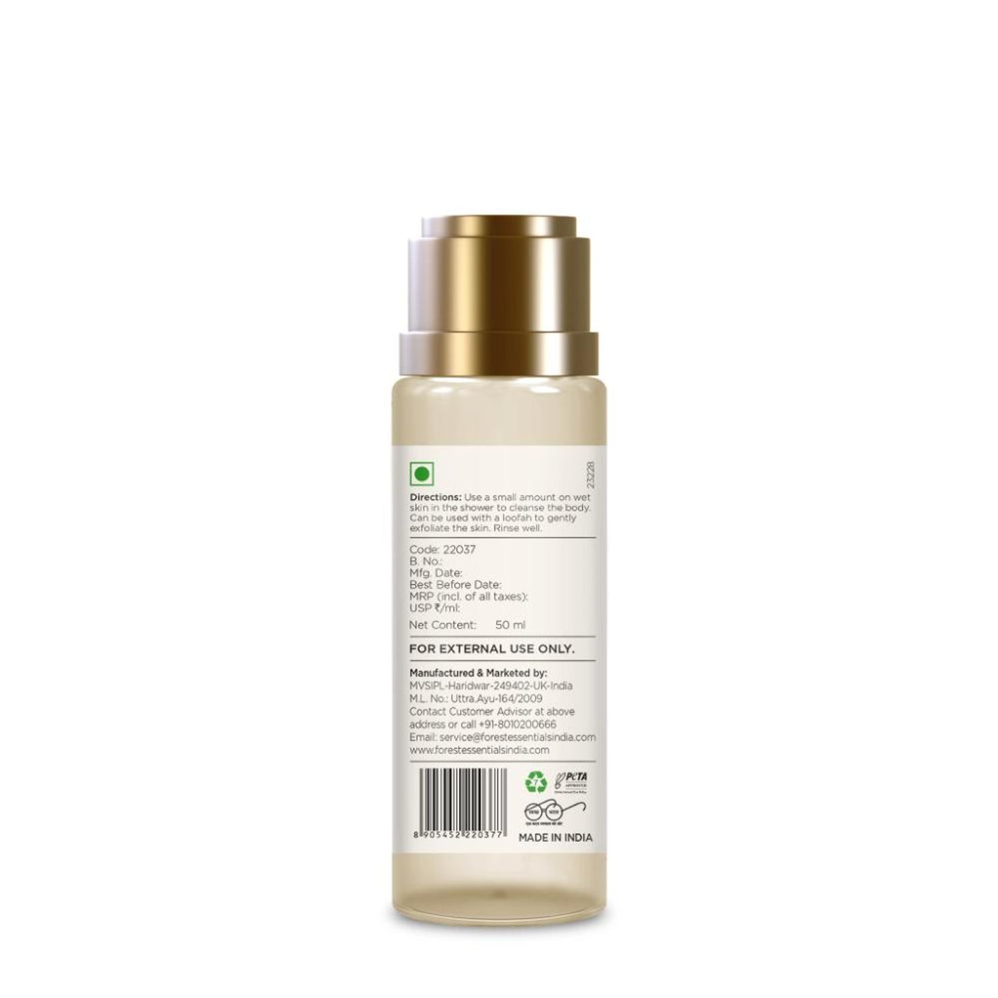 Forest Essentials Silkening Shower Wash Mogra