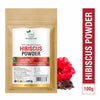 TQS 100% Organic Hibiscus Flower Powder, Exfoliates Dead Skin Cells, Prevents Early Greys